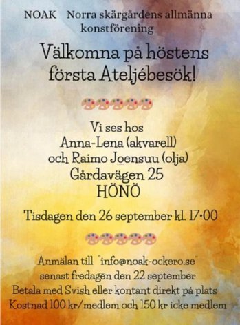 Konstbesök hos Anna-Lena Joensuu och Raimo Joensuu